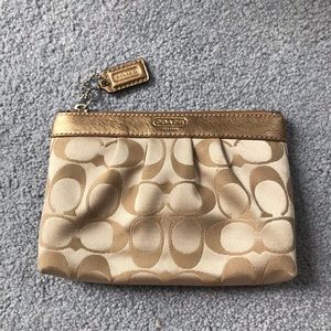 Genuine coach wristlet
